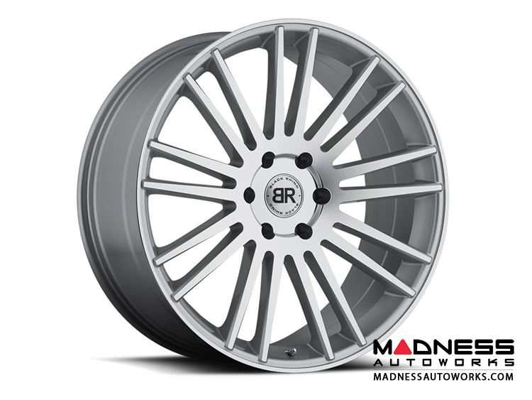 Jeep Custom Wheels (1) - Black Rhino - 22 x 9.5 - Kruger - Silver w/ Mirror Cut Face